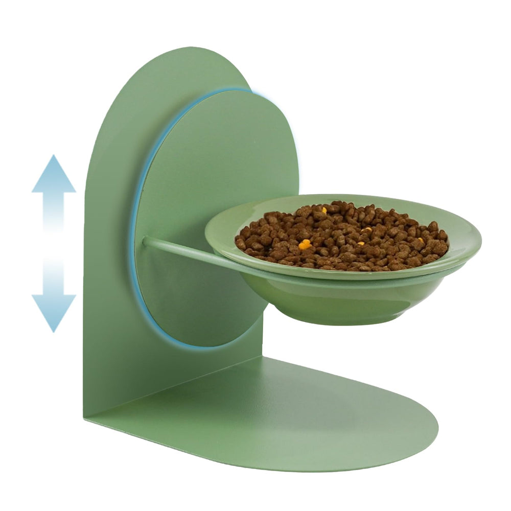 Plato elevado de MASHDE con inclinación para una postura de alimentación cómoda.