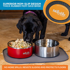 Master Pet Supply anticorrosion-acero-inoxidable duradero y fácil de limpiar.