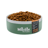 Bol Master Pet Supply en acero inoxidable 25 oz, gran capacidad