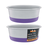 Master Pet Supply: platos de acero inoxidable 2 tazas en plum crazy para uso diario.
