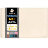 MateeyLife: alfombrilla-alimentos 24x16 con borde elevado para derrames controlados