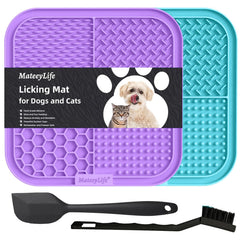 Tapete lamer MateeyLife grande para perros y gatos adherido a superficies lisas para uso estable