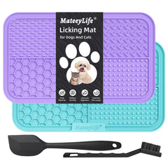 MateeyLife tapete lamido para perro grande con ventosas, ideal para comer despacio