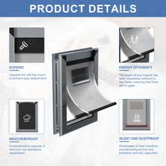 MAVRICFLEX XL, dimensiones ajustables para puertas de diferentes grosores.