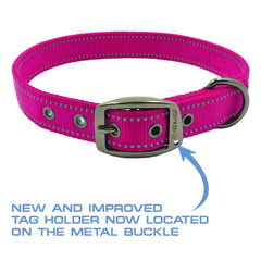 Max and Neo collar de nylon con doble capa para durabilidad.