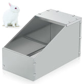Maxcheck caja-nido metálica para conejos, refugio duradero para interior o exterior.