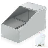 Maxcheck nido de conejo metal galvanizado, duradero para uso interior y exterior.