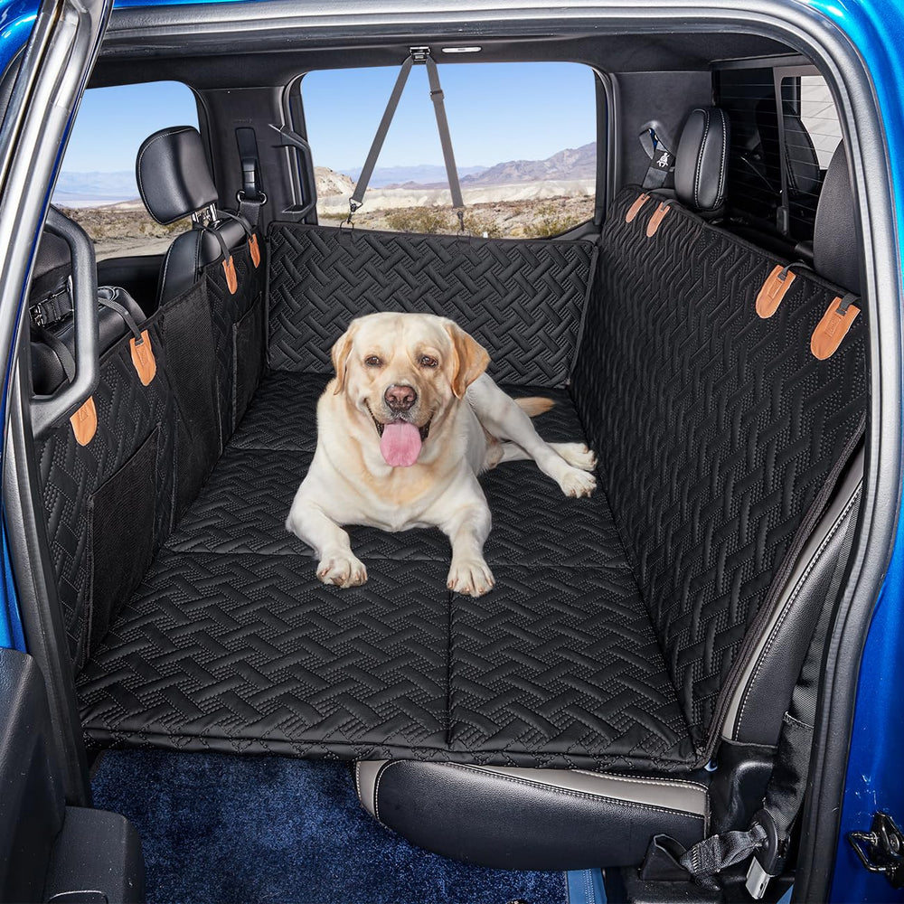 MAXFUT extensor de asiento trasero para camión transformando el área en cama segura para perros