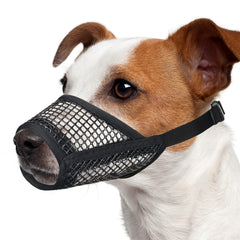 Bozal Mayerzon de malla suave para perros pequeños, cómodo para paseos.