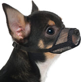 Mayerzon bozal de malla suave, primer plano, comodidad para la piel del perro.