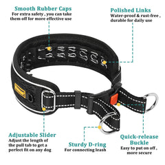 Mayerzon collar entrenamiento perros grandes para caminar junto sin tirar.
