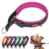 Collar martingale Mayerzon de 1,5 pulgadas en rosa para paseos sin tirones