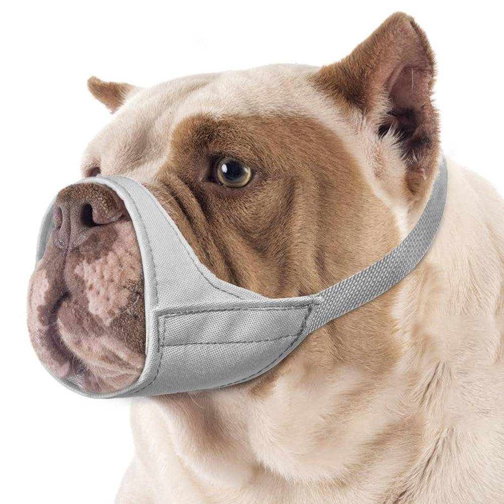 Mayerzon mordaza para perro, hocico corto, ajuste cómodo.