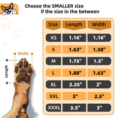 Parche adhesivo MBTWZ para patitas de perro, uso interior en suelos de madera
