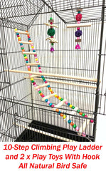 Escalera de 10 pasos para juego seguro en Mcage