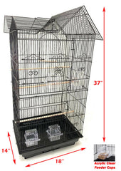Mcage jaula con juguetes incluidos para aves activas