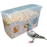 MdakeGo alimentador automático para aves con tanque resistente y fácil de rellenar.