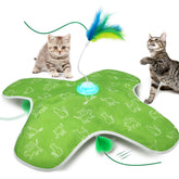 Mdupw Juguete interactivo para gatos en interiores, estimula la persecución y el juego.