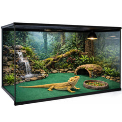 Mechpia alfombra reptil lavable y fácil de limpiar