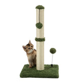 MECOOL post de rascado con sisal de 22 pulgadas para gatitos