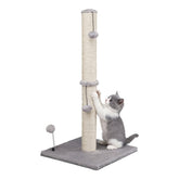 MECOOL post rascar gatos alto 34 pulgadas para ejercitar garras.