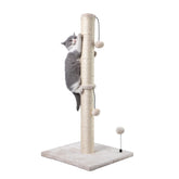 MECOOL poste rascar gatos 34 pulgadas, base estable para proteger muebles.