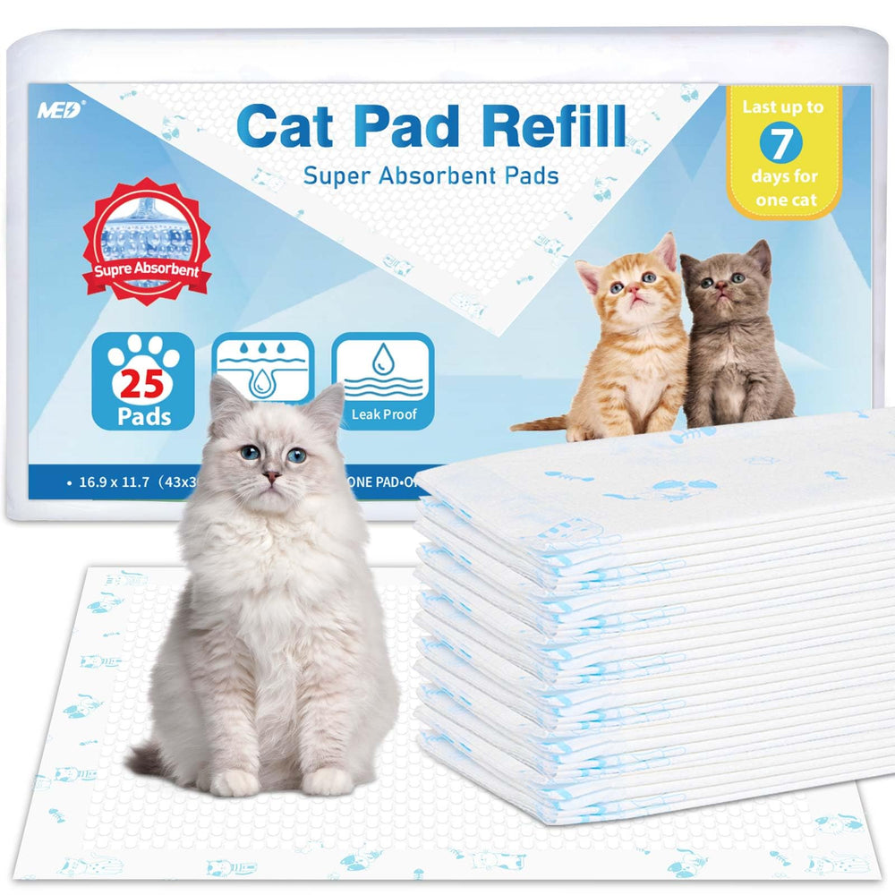 MED almohadillas para arenero de gato, absorbentes y duraderas para orina.