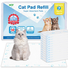 MED almohadillas para caja de arena, absorbción rápida y control de fugas.
