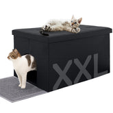 MEEXPAWS caja-arena exterior: diseño discreto para ocultar la caja y olores