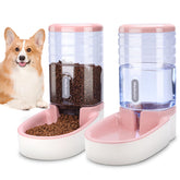 Meikuler alimentador automático para perros y gatos rosa, con capacidad 3,8 L
