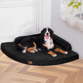 MEKIY cama ortopédica para perros grandes con espuma de relieve que distribuye el peso.