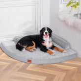 MEKIY cama ortopédica para perros grandes con lados XXXL, soporte cómodo para reposo