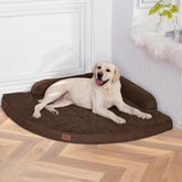 MEKIY cama ortopédica para perro XXL con lados para soporte estable.