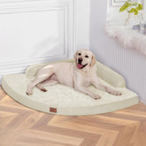 Cama ortopédica MEKIY para perros XXL con laterales, apoyo cómodo para dormir