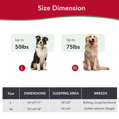 MEKIY cama extragrande para perro funda lavable y forro impermeable