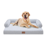 La MEKIY cama para perro grande con espuma ortopedica que alivia molestias musculares.