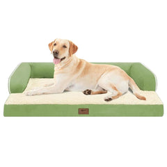 Cama MEKIY para perros grandes con espuma viscoelastica para descanso cómodo