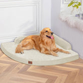 MEKIY cama para perro grande con espuma ortopédica tipo huevo para articulaciones