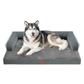 MEKIY cama para perros grandes con soporte ortopédico para articulaciones.