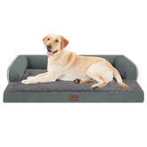 MEKIY cama perro ortopédica espuma alta densidad apoya articulaciones