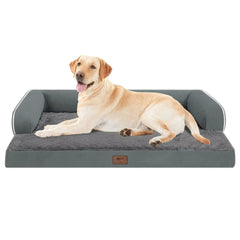 MEKIY cama perro ortopédica espuma alta densidad apoya articulaciones