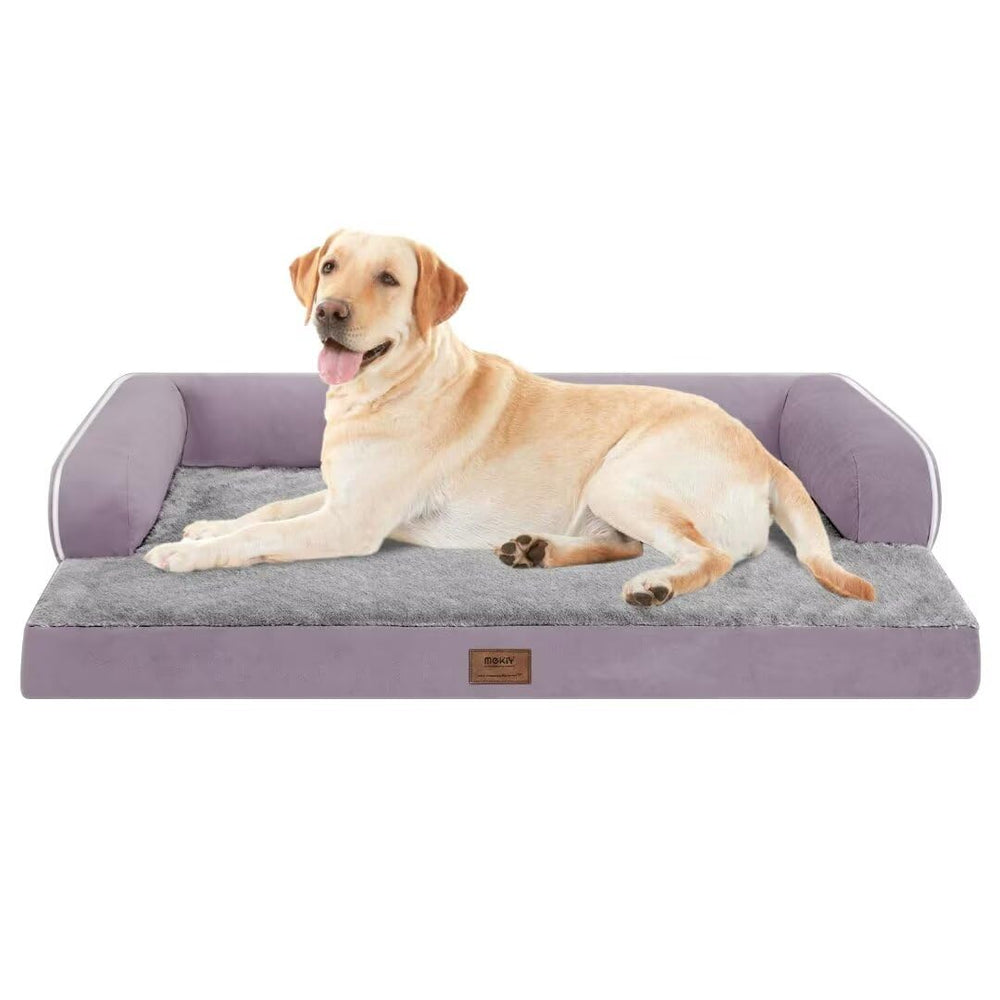 Cama ortopédica MEKIY para perros, espuma huevo que distribuye el peso.
