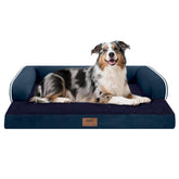 MEKIY cama ortopédica para perros grandes, soporte cómodo para articulaciones.