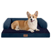 MEKIY cama ortopédica para perros mediana con soporte estable.