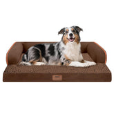 Cama MEKIY para perro XL con soporte ortopédico para descanso cómodo.