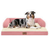 MEKIY cama para perro ortopédica XL con espuma de alta densidad para mayor comodidad