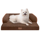 Cama MEKIY para perro pequeño con soporte ortopédico para descanso cómodo.