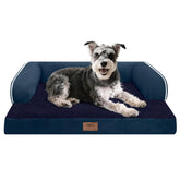 Cama MEKIY para perro pequeño con soporte ortopédico para un descanso cómodo.