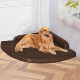 MEKIY cama para perro grande, espuma viscoelástica tipo panal, descanso estable.