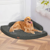 MEKIY cama-perro-xl-ortopedica-espuma-memoria para articulaciones, descanso cómodo